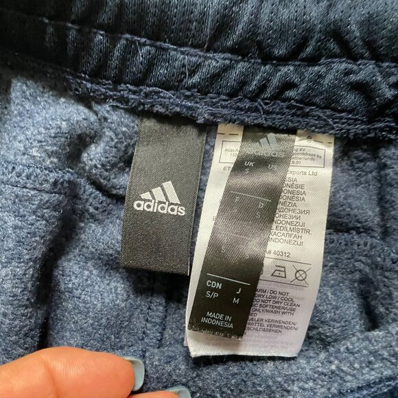 Adidas Sweatpants Men's Size Small Navy Blue Space Dye Training Outdoor Comfy - Picture 5 of 10